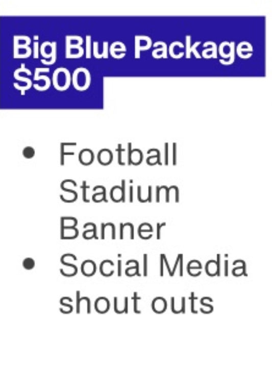 Athletic Sponsor - Big Blue Package